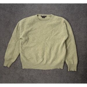 kirkland signature women's cashmere sweater pullover size large light green
